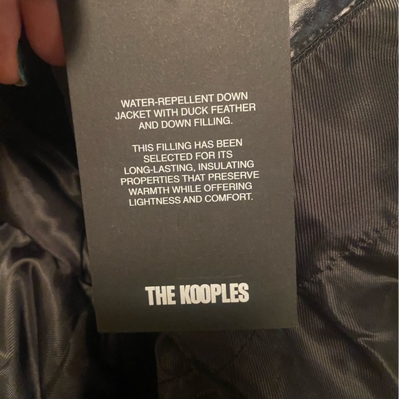 The Kooples Womens Black Down Convertible PufferJacket Coat Fr Sz 3/US 8 NWT 715 - Picture 15 of 15